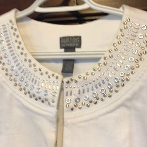 Chico white jean jacket